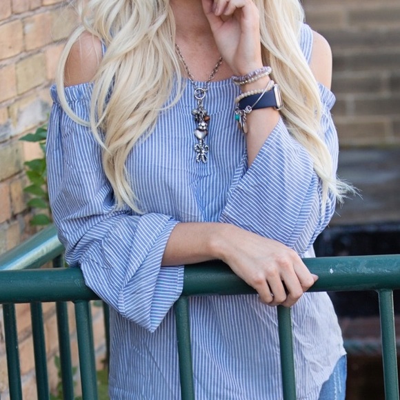 Merona off the shoulder top - Picture 1 of 4